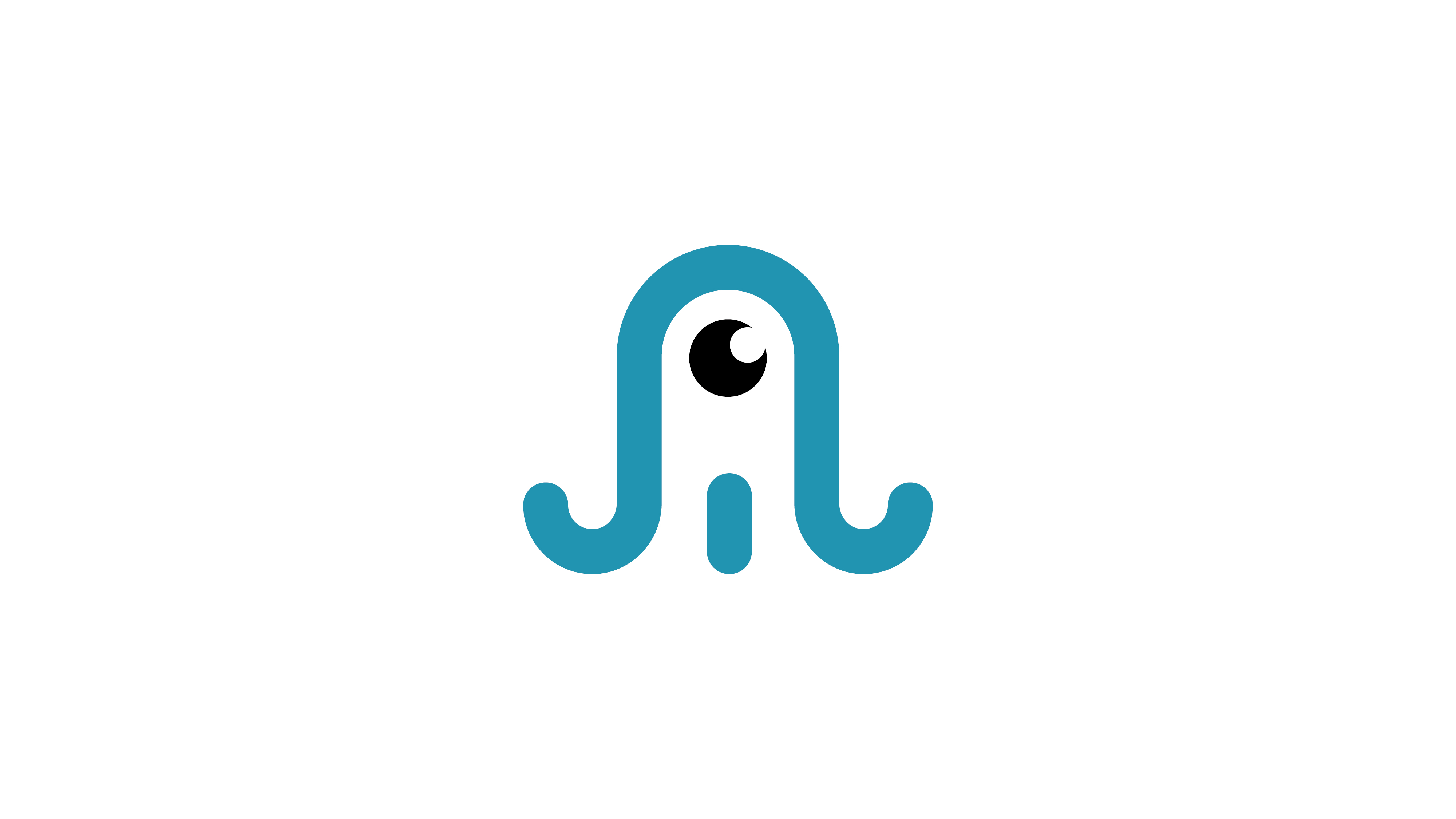 墨鱼写字LOGO设计