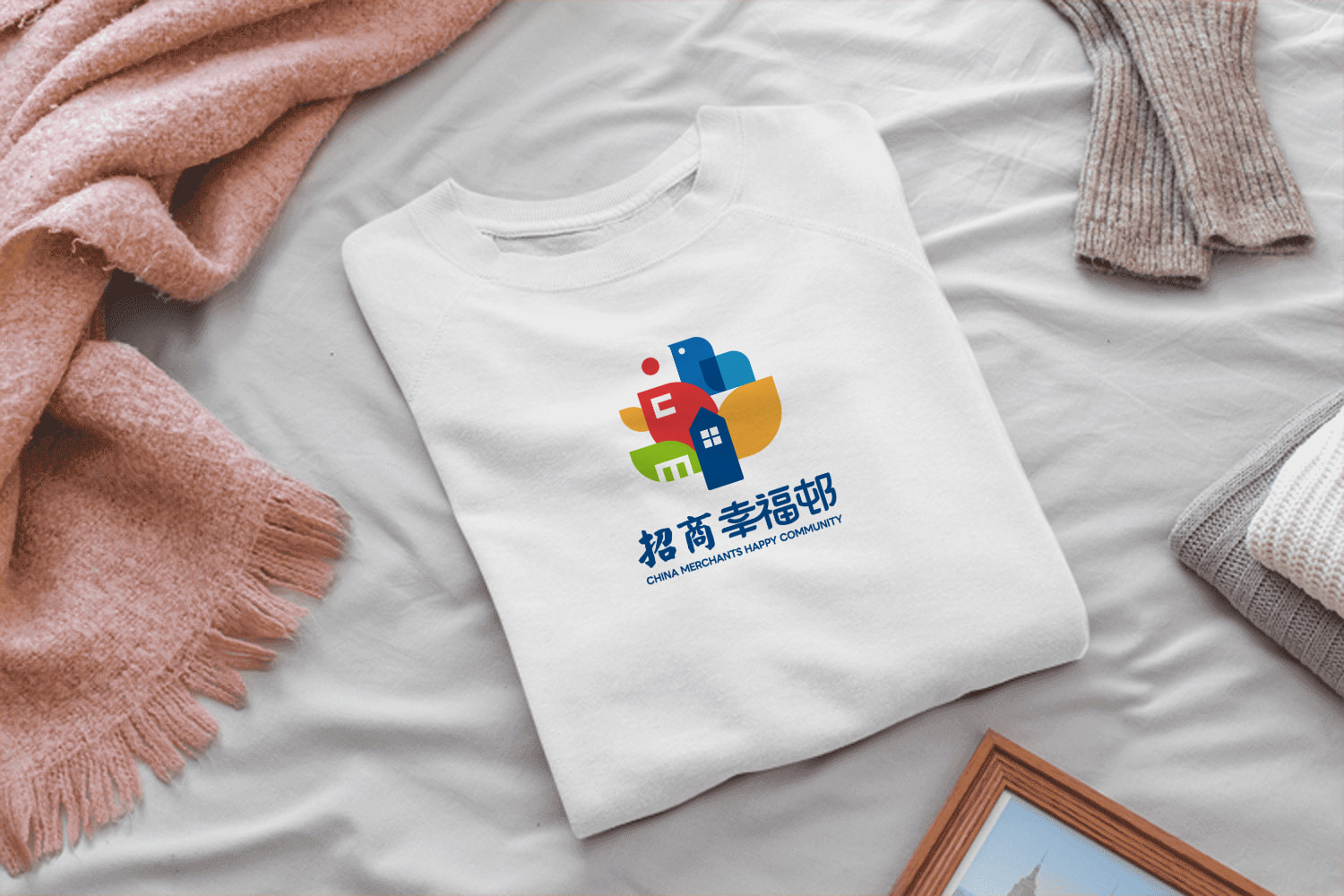 招商幸福邨LOGO设计