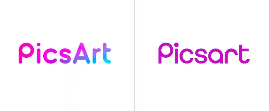 品牌logo设计| Picsart的新logo在内部完成